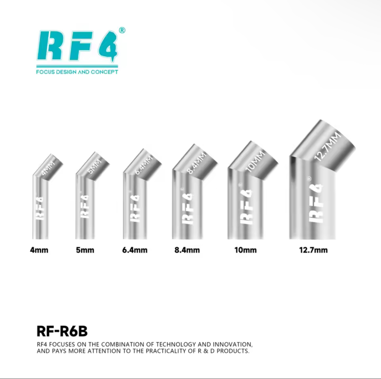 RF4 RF-R6A/B 6 in 1 Diagonal A - Hot Air Rework Station 861Dw 评论和价格